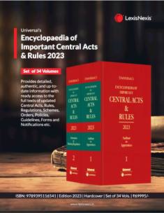 �Encyclopaedia of Important Central Acts and Rules 2023 Edition in 34 Volumes 9789395116541